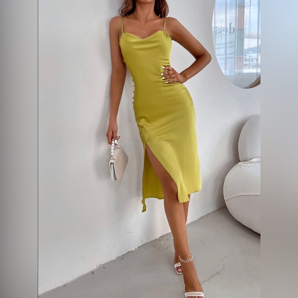 Yellow SHEIN dress